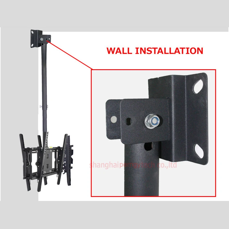 Soporte de pared para monitor, base de montaje VESA 400x400 para TV doble, 85 125CM, 23 55 50 pulgadas, ajustable altura, DLC 903ST D|Soporte de TV| -