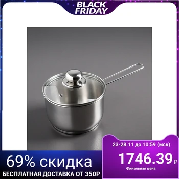

Ladle, 1.75 l, for boiling milk, d = 16 cm, capsule bottom