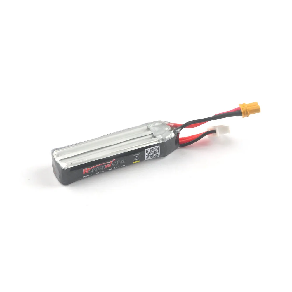 Happymodel 300mAh 11,4 V 30C/60C 3S XT30 вилка Lipo батарея для Mobula7 HD Sailfly-X URUAV UR85/UR85HD FPV RC Дрон