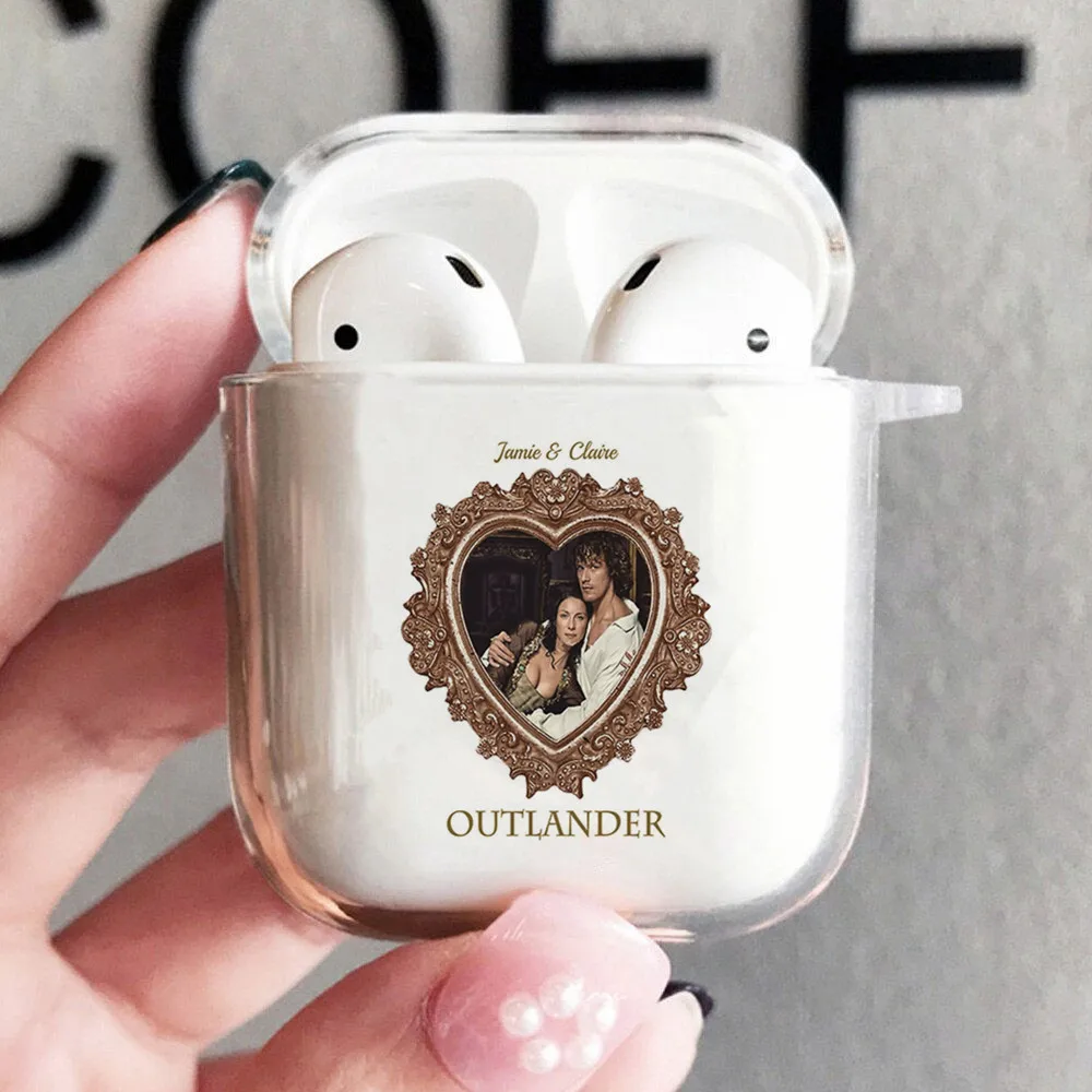 Чехол из ТПУ с забавным принтом Джейми и Клэр для AirPods 1 2 беспроводной чехол Bluetooth