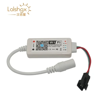 

DC12V-24V mini SPI WIFI controller magic home full color pixel led controller for WS2811 LED Strip Light Tape