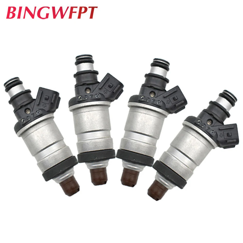 4pcs Car Accessories Flow Test Fuel Injectors For Honda Ci Vic Ek3 ,ek1 1.3/1.5 06164 P2j 000