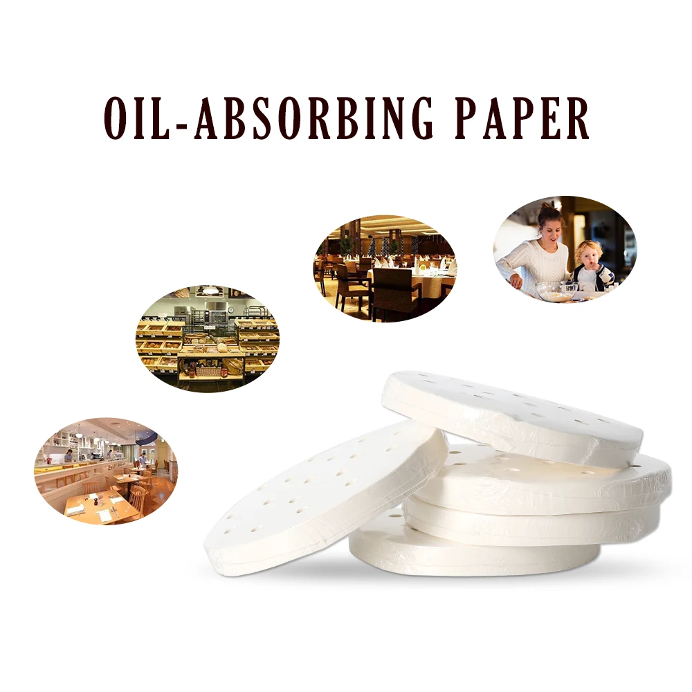 2000pcs/4000pcs Oil Absorbing Paper Hamburger Press Machine Paper Fit For 10cm/13cm/15cm Burger Patty Maker Machine
