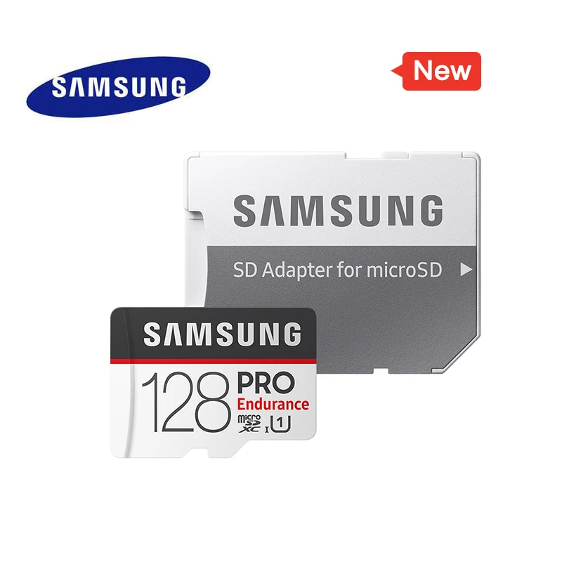 128G Add Adapter SAMSUNG карты памяти Micro SD PRO выносливость 100MBs 128 ГБ 64 ГБ 32 ГБ SDXC SDHC Class 10 C10 UHS-I trans Flash Microsd андурино - Capacity: 128G Add Adapter
