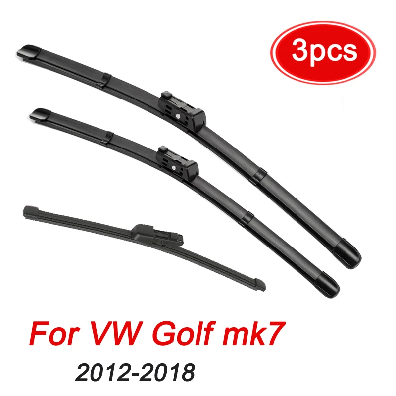 bosch wiper blades MIDOON LHD RHD Wiper Front Rear Wiper Blades Set For VW Golf MK 7 2012- 2018 2017 2016 Windshield Windscreen 26"18"11" low price auto glass