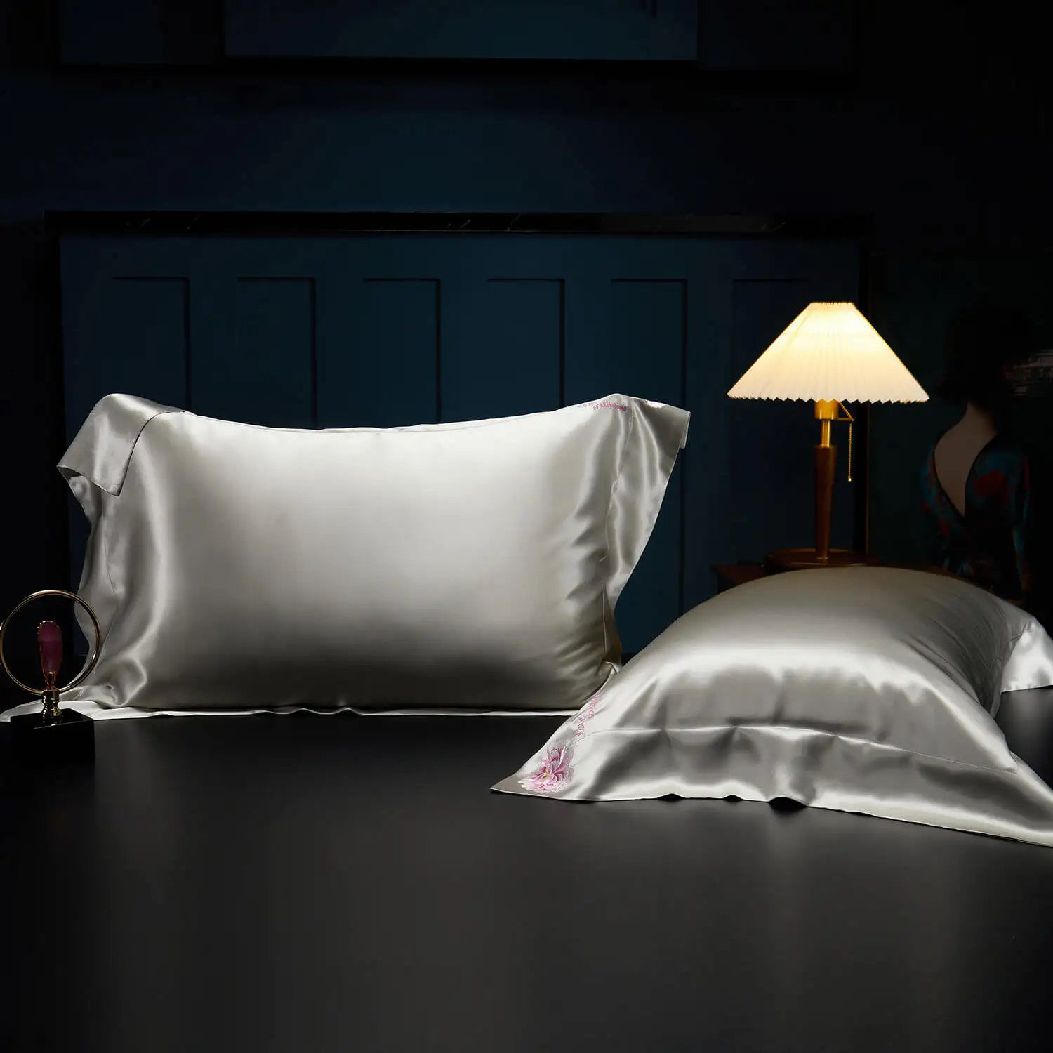 100 pure silk pillowcase natural silk embroidery pillowcase mulberry