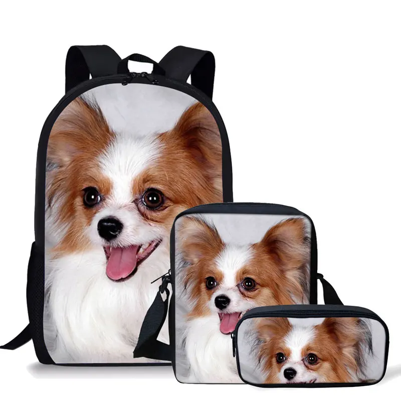 

Custom Kids School Bag for Girls 3Pcs/set Childrens Cute Printing Schoolbag Teenagers Shoulder boys Backpack mochila infantil