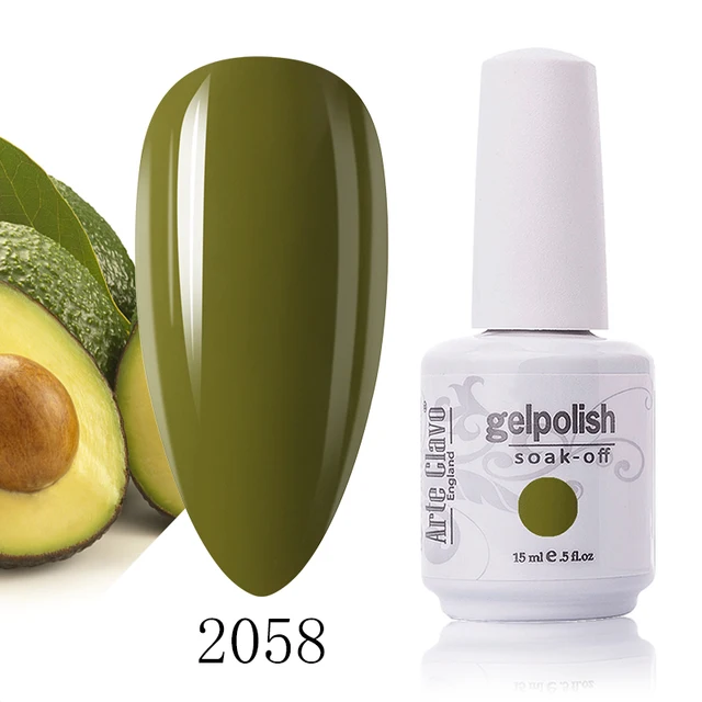 Arte Clavo 131 Colors Gel Polish Nail Gel Varnish Paint Semi Permanent Nails Art Gel Nail Polish For Manicure Top Coat Base Coat 2058