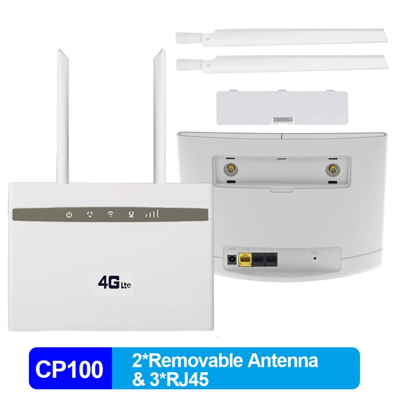 TIANJIE Router Sim 4G LTE Cat4 Mở Khóa Modem 4G Phát Wifi RJ45 WAN LAN Bên Ngoài anten GSM Kích Adapter wifi repeater with lan port