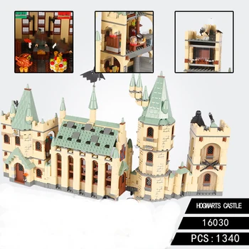 

Compatible GSBAN Harry Prince Hogwarts Citys Magic Castle Figure Sets Building Blocks Bricks 16030 toys for children