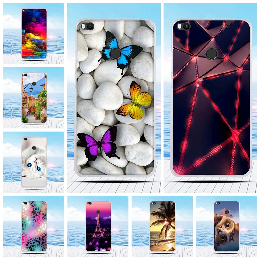 Мягкий силиконовый чехол из ТПУ с 3d-рельефным рисунком для Xiaomi Mi Max 2 |