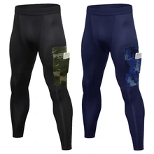 2 шт. в упаковке, мужские спортивные штаны, быстросохнущие Компрессионные Леггинсы для фитнеса, тренировок, бега, бега, термобелье, колготки для спортзала, спорта на открытом воздухе