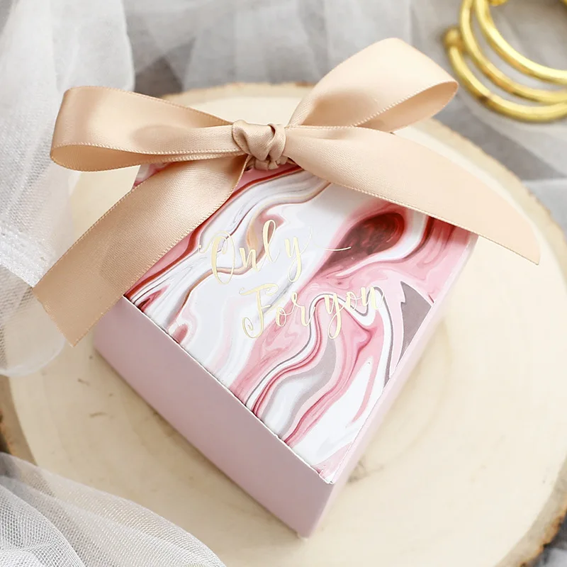Candy Box Wedding Favor Gift Boxes Christmas Chocolate Candy Gift Bags Paper Box Baby Shower Party Gift Wrapping Supplies
