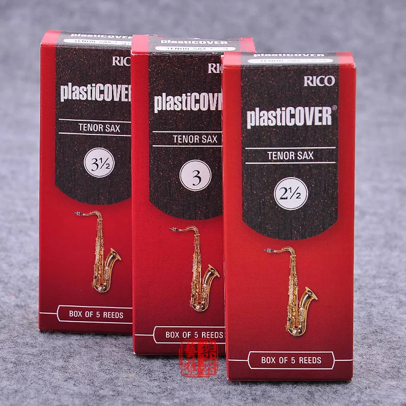 RICO Plasticover Eb Alto Saxophone Reeds strength 2.5/3/3.5 for Jazz/pop/ Bluse/Rocking musical style USA original