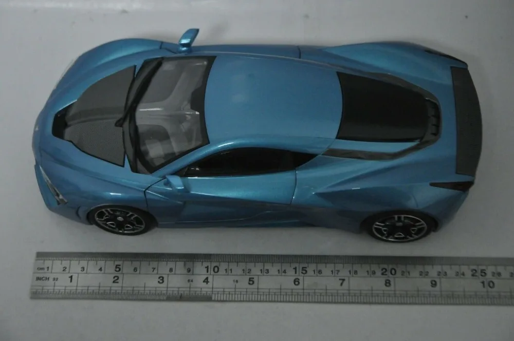 1:18 литая под давлением модель для ARCFOX-GT синий спортивный автомобиль игрушечный автомобиль миниатюрная Коллекция подарков BAIC ARCFOX GT