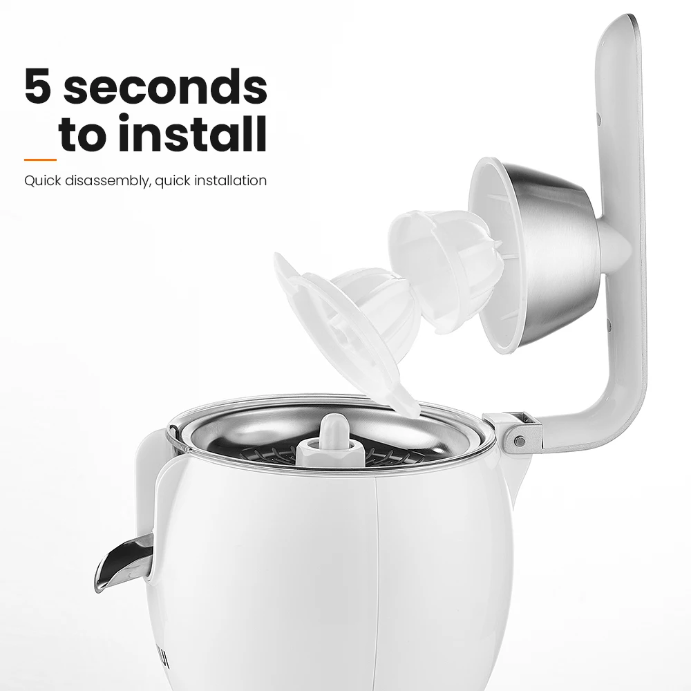MIUI Citrus Juicer 850W Stainless Steel Orange Lemon Electric Set Juicer Hard-core Press juicer Aluminum Die-casting Handle fruit juicer juice maker blender juice blender