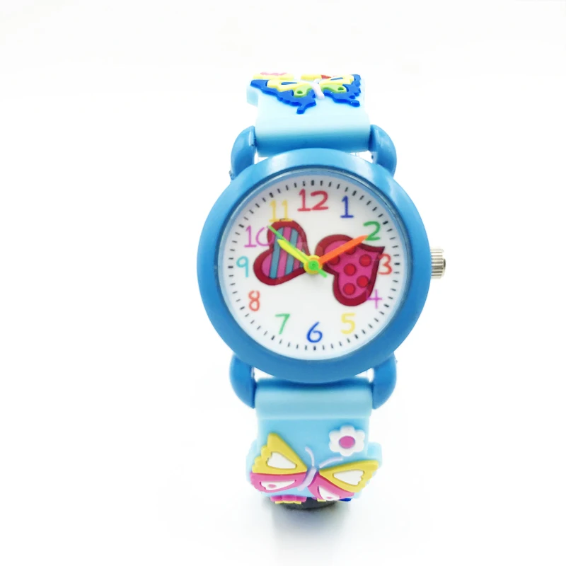 hot fashion 3D jelly band watches for girls cartoon pattern quartz boys watch free dropshipping waterproof wristwatches  (21)