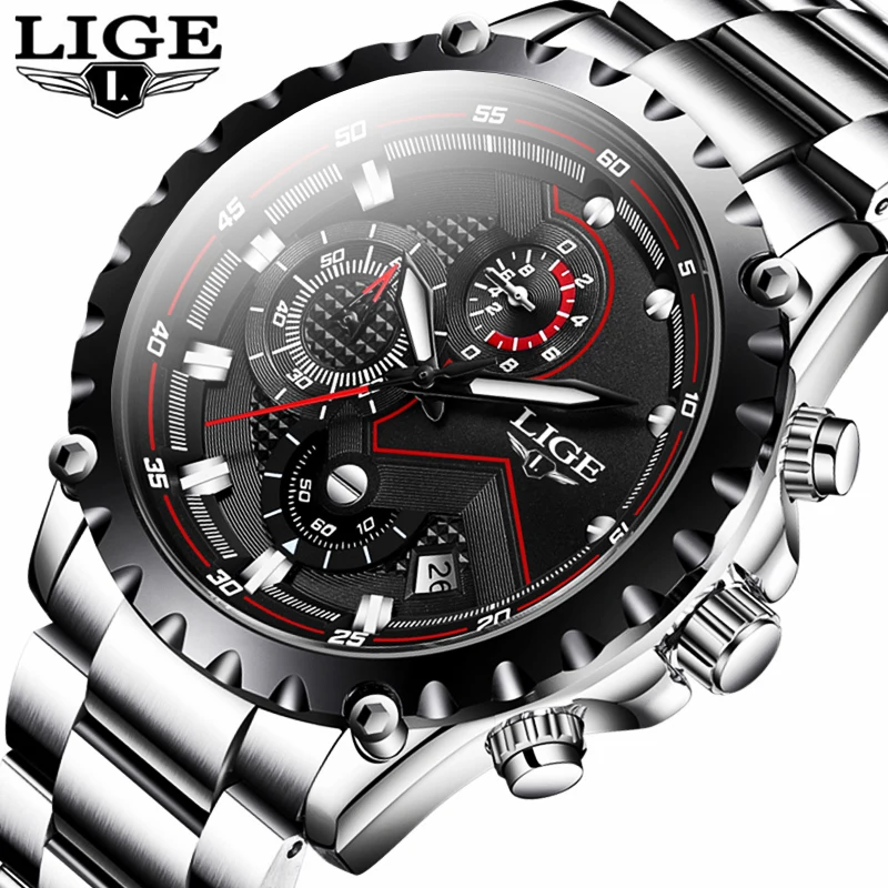 lige watch quartz