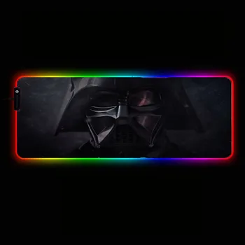 

MRGBEST DIY Colorful Gaming RGB LED Light Mouse Mat Natural Rubber Computer Soft Mousepad Star War Mouse Pad Keyboard Desk Mat