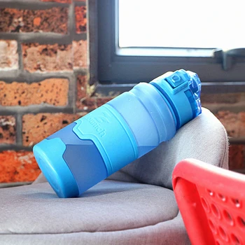 

Zounich blue water bottle plastic drinking utensils sports bottle leakproof sealed bottle Botellas Para Agua 500Ml 700Ml 1000Ml