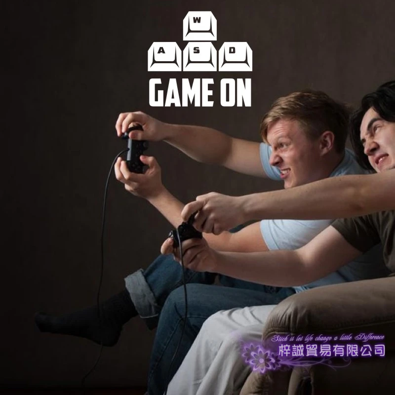 Игра наклейка на ручку Видео игровой контроллер Стикеры играть плакаты тематики