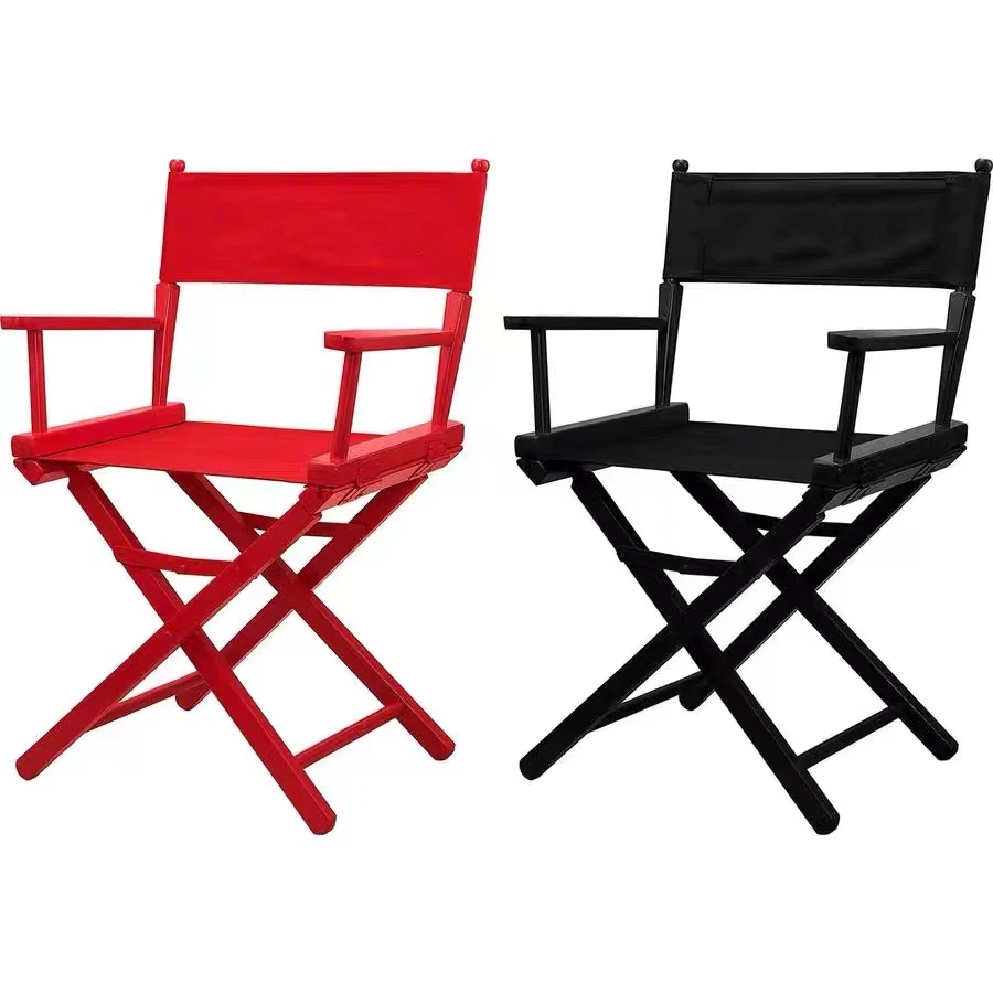 Outdoor Folding Canvas Leisure Back Chair Makeup Chair Photography Prop