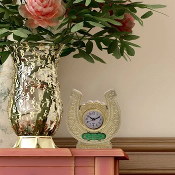 

Table clock horseshoe "For good luck"