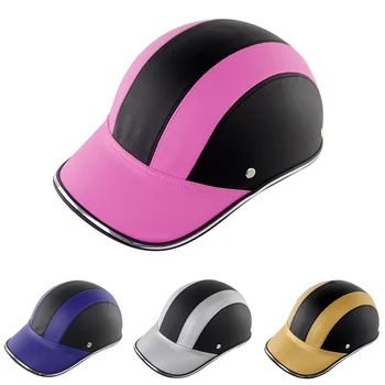 

Chopper Half Helmet with Brim for Summer Riding Kask Half Face Scooter Helmets Vintage Motorcycle Retro Scooter