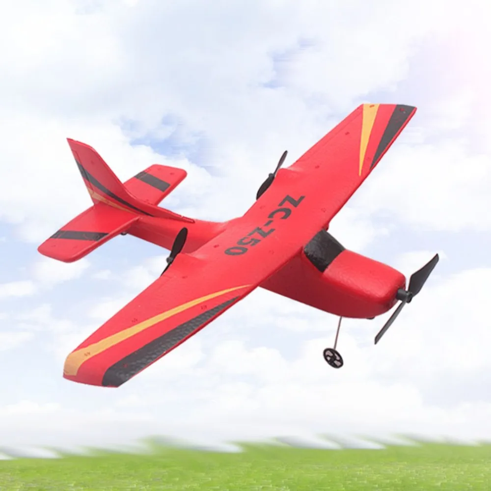 2019 Z50 2.4G 2CH 350mm Micro Wingspan Remote Control RC Glider Airplane Plane Fixed Wing EPP Drone with Built-in Gyro for Kids