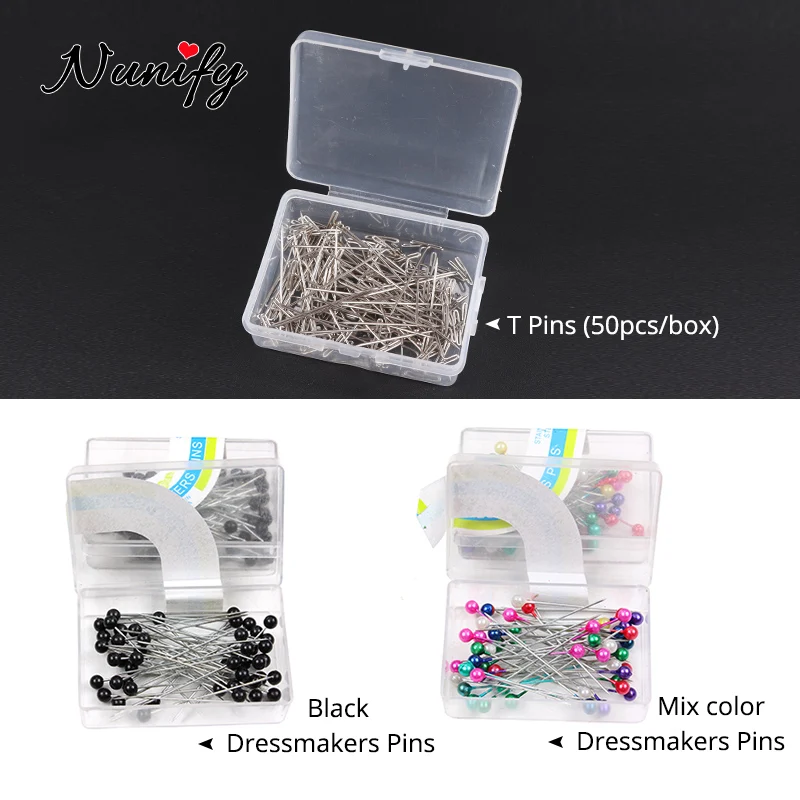 MIUSIE 100Pcs Extra Long Pearl Head Pin Straight Sewing Patchwork Needle  Craft Sewing Accessories Pins with