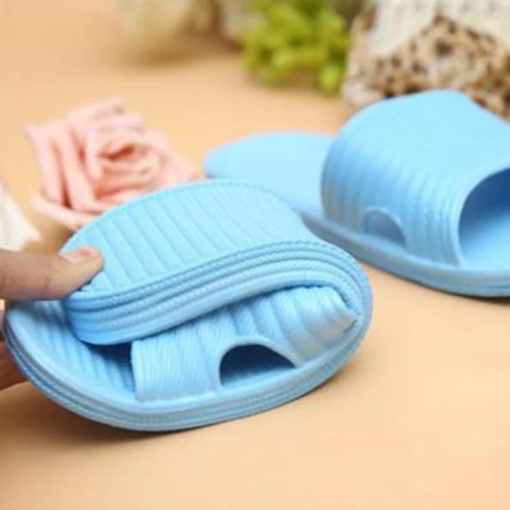 Женские домашние Банные Тапочки на плоской подошве летние сандалии нескользящая