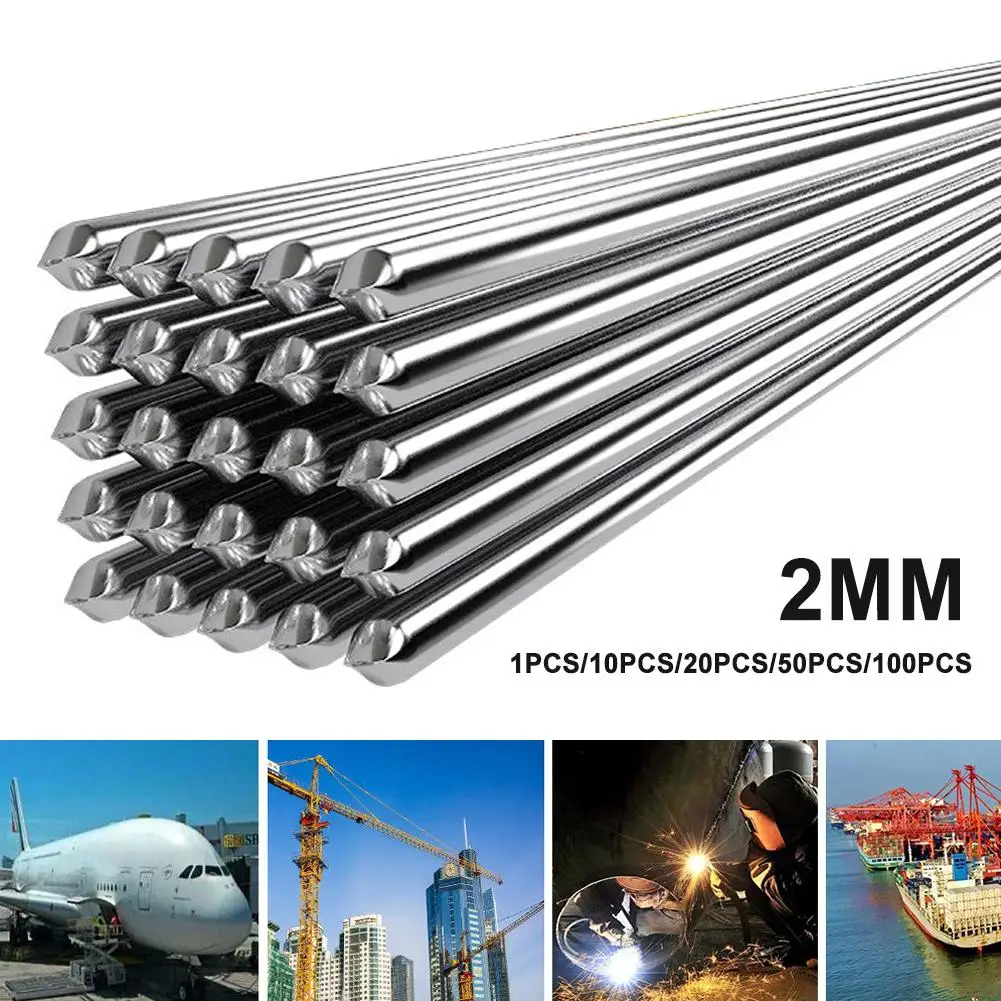 

1/10/20/50/100PCS Portable 50cm Low Temperature Easy Aluminum Welding Rod 2mm No Need Solder Powder