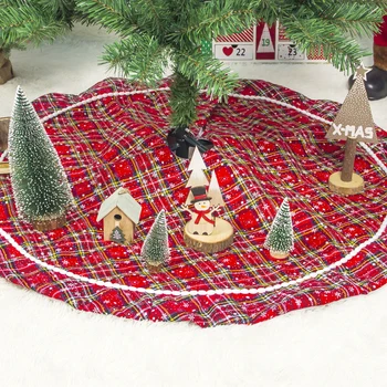 

Home New Year Christmas Tree Skirt Aprons 100cm Christmas Tree Carpet Christmas Decorations For Xmas Decor
