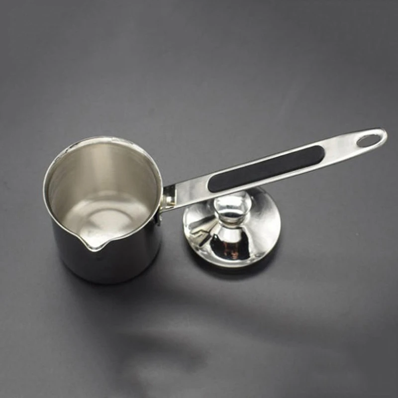 

670ML Turkish Greek Arabic Style Coffee Pot Stainless Steel Long Handle Milk Jug Barista Coffee Pot for Turk Cezve Cafeteria Met
