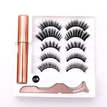 

Magnetic Eyeliner And Magnetic Eyelash Kit Waterproof Magnetic Liquid Eyeliner Fiber Magnetic Eyeliner Set