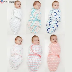 Parisarc Manta envolvente para bebé recién nacido, 100% algodón, suave, productos para bebé recién nacido, saco de dormir