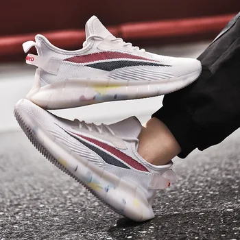 

sports mesh male mens spring Shoes white shoes sapatos hot casuales shoe informales casual Men for zapatos slip Fashionable 39