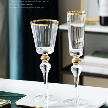 

Champagne Glass Cup Double Wall Glasses Flutes Goblet Bubble Wine Tulip Cocktail Wedding Party Cup Toast Bodum
