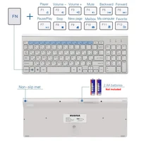 Arabic & English characters Ultra-thin Business Wireless Arabic keyboard and mouse combo low noise Mice for Office Notebook - Image 6