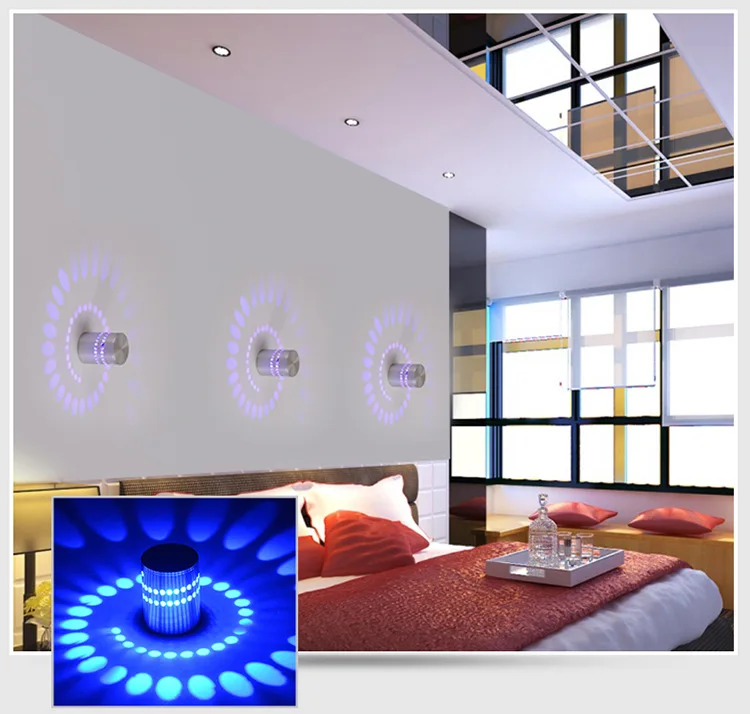 Современный Креативный круглый настенный светильник спиральный круглый настенный светильник для гостиной комнаты коридор Украшение