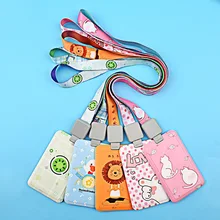

5 PCS Cartoon Lion Cute Cat Lanyard Card Holder Be Applicable Flat Cards For Office, School, Exhibition, Gifts, Etc.