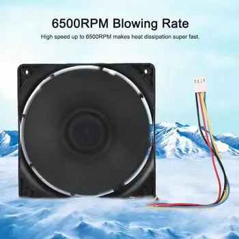 

Hot 4 Pin 1.85A 6500RPM 267CFM Connector Cooling Fan for Computer Case CPU Cooler Radiator