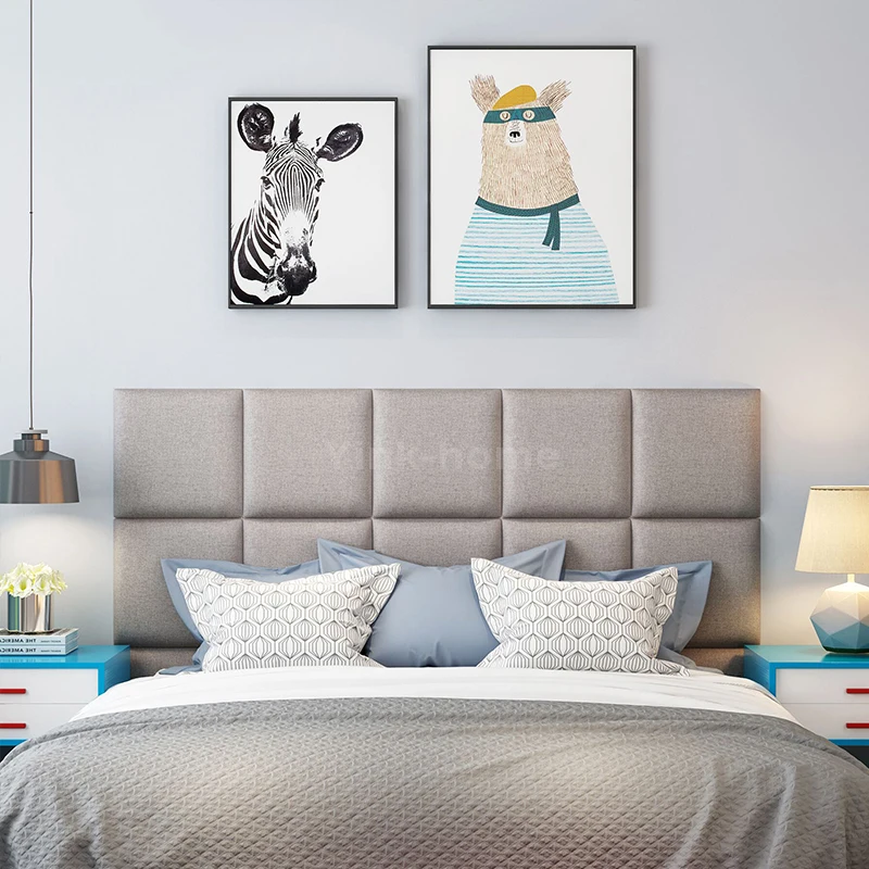 Buy Thick Self Adhesive Headboard Soft Bag Anti Collision Tatami 3d Stereo Stickers Bedroom Tete De Lit Cabecero Wall Decoration Online In Indonesia