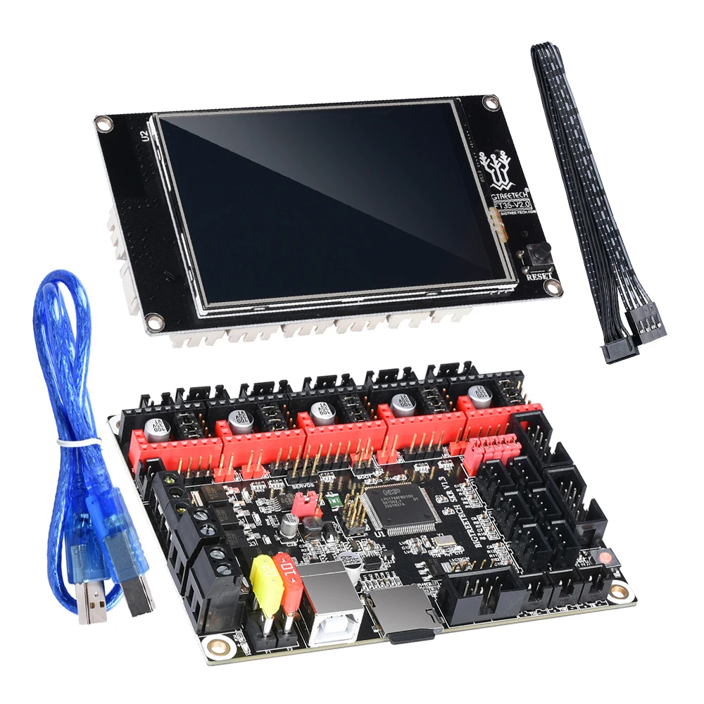 Материнская плата BIGTREETECH SKR V1.3 Smoothieboard 32 Bit ARM CPU + TFT35 сенсорный экран с открытым