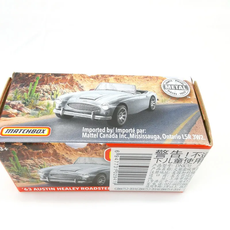 Спичечный бокс для автомобиля FORD CROWN VICTORIA GMC SCENIC CRUISER CHEVY CAPRICE SUBARU SVX VOLKSWAGEN BEETLE Коллекционная модель автомобиля - Цвет: 63 AUSTIN HEALEY