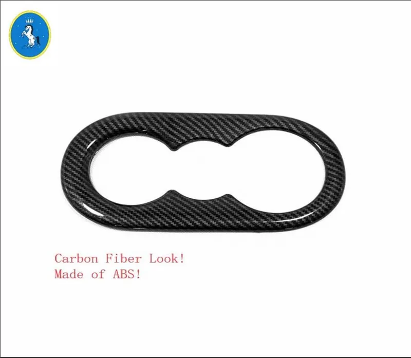 Model A Yimaautotrims Auto Accessory Rear Seat Water Cup Holder Panel Cover Trim ABS Fit For Volkswagen VW Tiguan - Название цвета: Model A