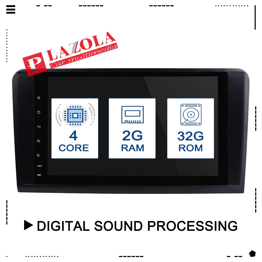 

Xonrich 2Din Android 9.0 car radio multimedia player dvd gps For Mercedes Benz ML W164 GL X164 ML350 ML320 ML280 GL350 GL450 DSP