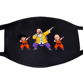 

Dabbing Master Roshi Pattern Face Mask Mouth 1pcs Funny Dragon Ball Japanese Anime Dustproof Unisex Anti Dust Protective Masks
