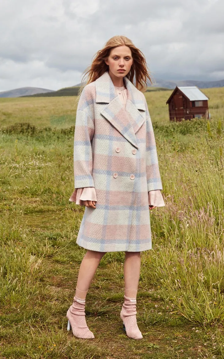 Vero Moda женское двубортное шерстяное пальто | 318327557