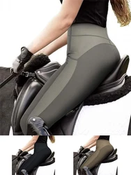 Horse Riding Pants Fashion Casual Stretch Sports Breeches High Waist Trouser Equestrian Equipment Cycling Leggings Rider Trouser